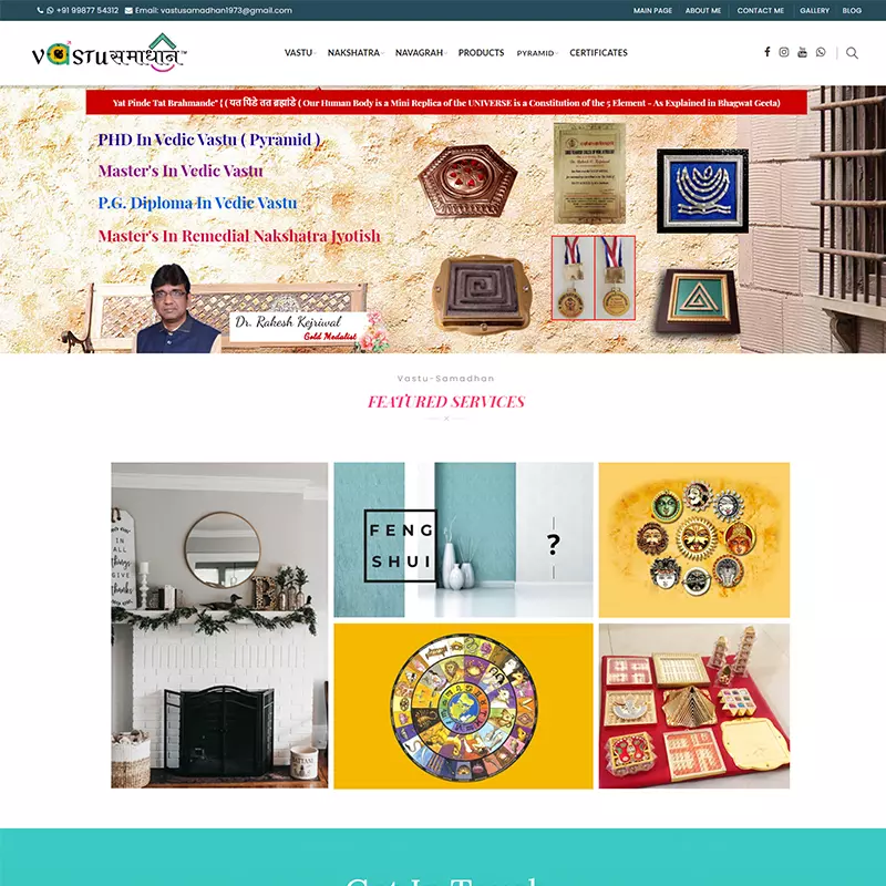Vastu Samadhan website 1