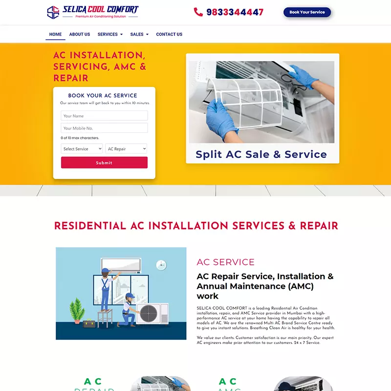 centralac ac Website