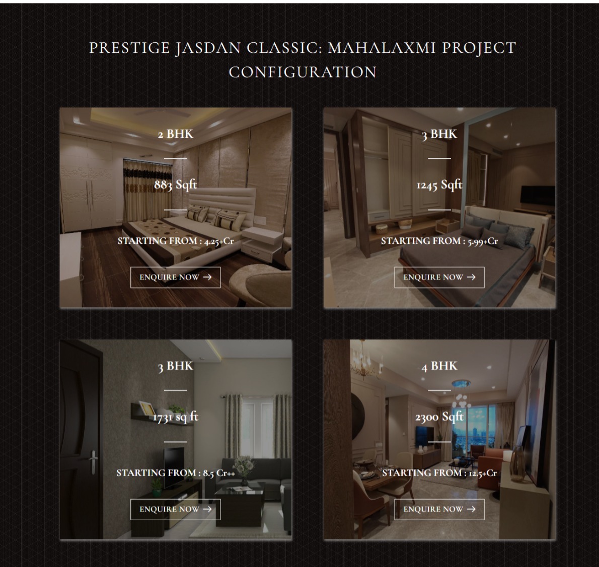 PRESTIGE JASDAN Real Estate Website case study image