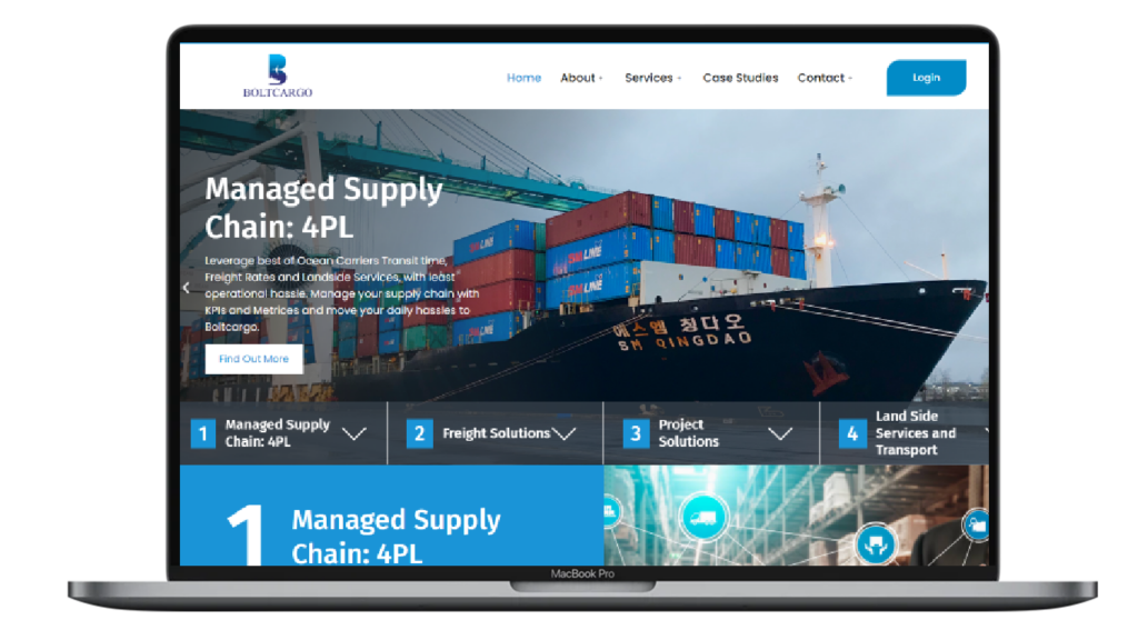 BOLTCARGO Shipping & Logistics 56 Portfolio BOLTCARGO