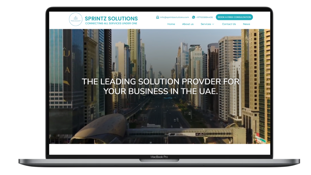 SPRINTZ SOLUTIONS Business Consulting Firm 45 Portfolio SPRINTZ SOLUTIONS