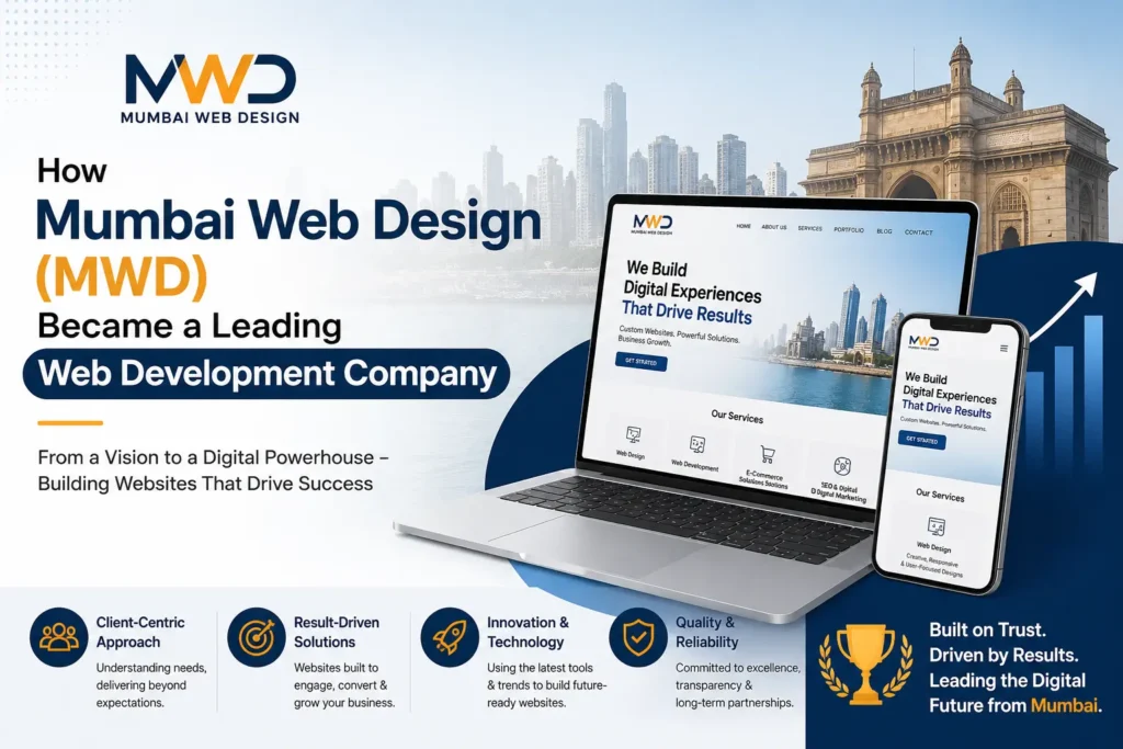 Why MWD is Mumbai’s Most Trusted Web Development Company 1 How Mumbai Web Design MWD Became a Leading Web Development Company